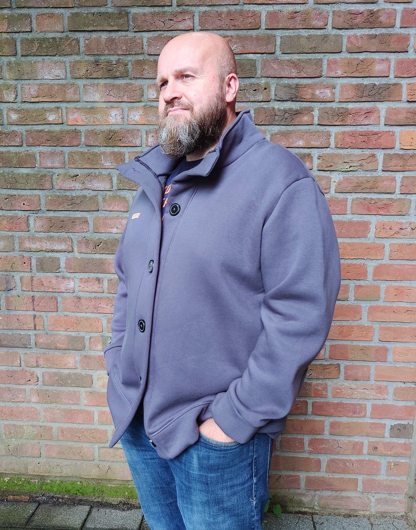 Ebook / Schnittmuster lillesol men No3 Cardigan "Viga" *mit Video-Nähanleitung*