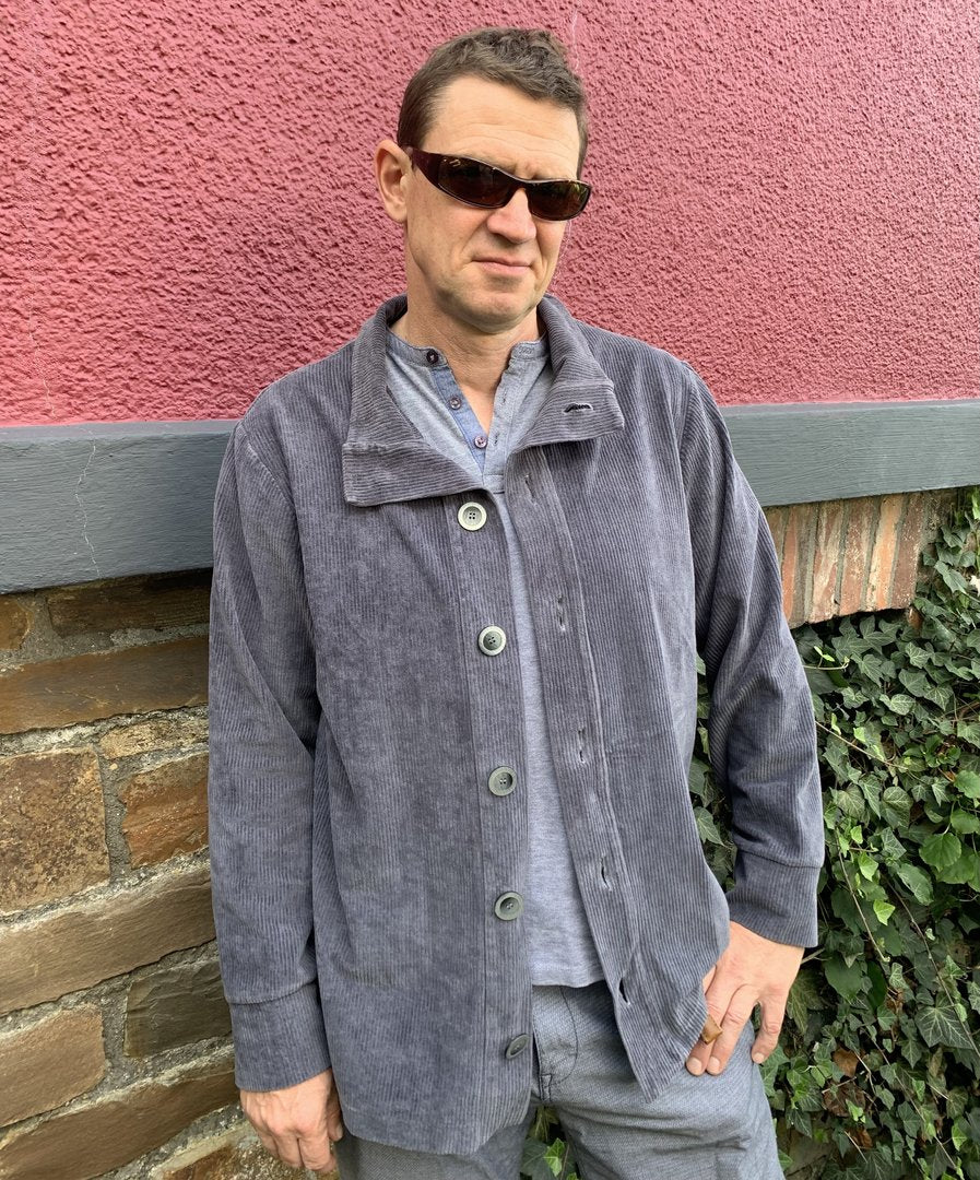 Papierschnittmuster lillesol men No.3 Cardigan "Viga" *mit Video-Nähanleitung*✂✂✂