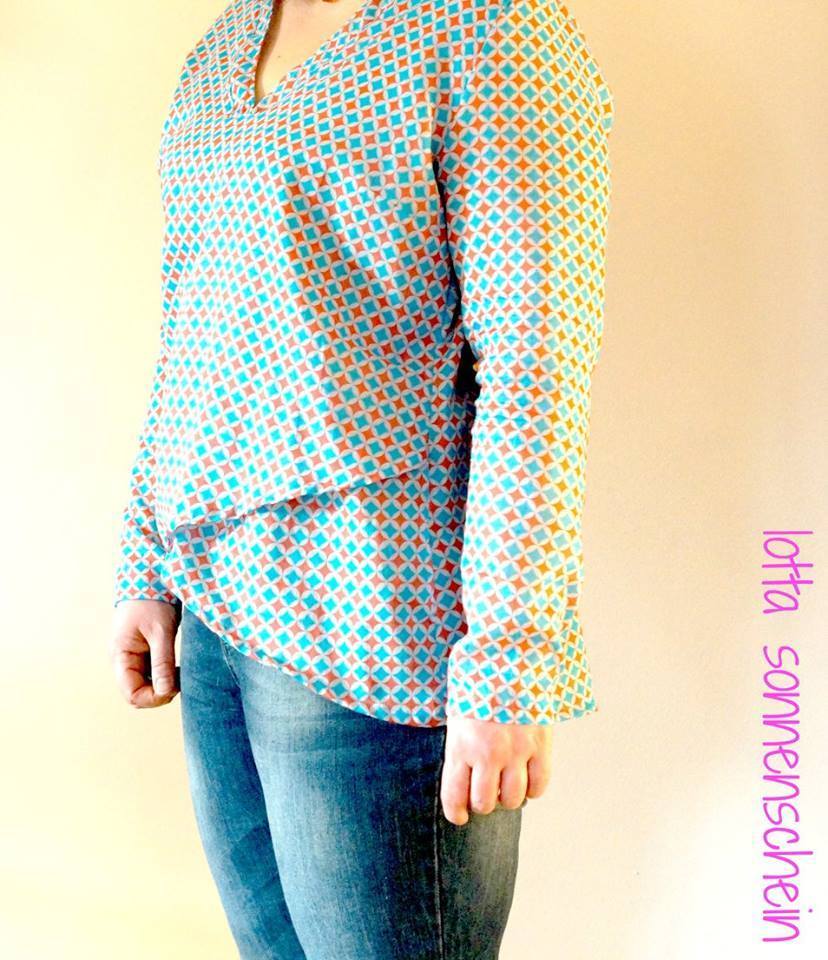 Designbeispiel: lillesol women No.17 Verano-Bluse