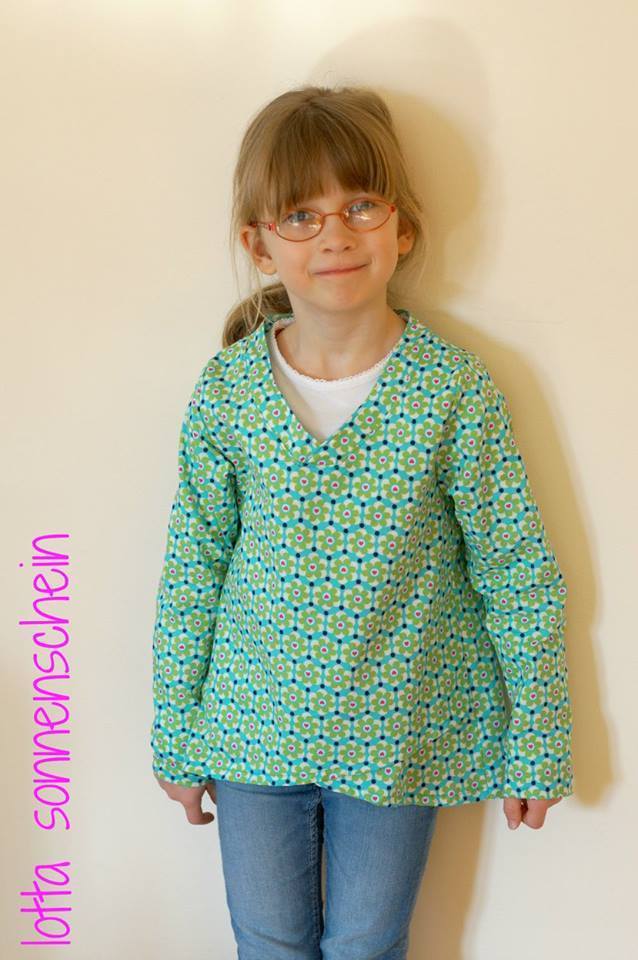 Designbeispiel: lillesol stars No.13 Verano-Bluse