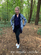 Designbeispiel: lillesol women No.46 LongCardigan Schalkragen