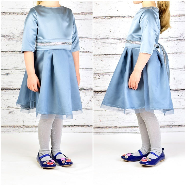 Ebook / Schnittmuster lillesol stars No.10 Kleid mit Schärpe