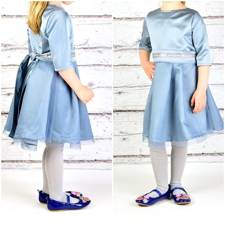 Ebook / Schnittmuster lillesol stars No.10 Kleid mit Schärpe