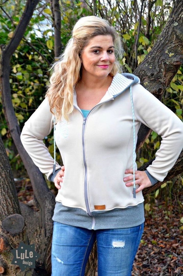 Designbeispiel: lillesol women No.15 Kapuzenjacke