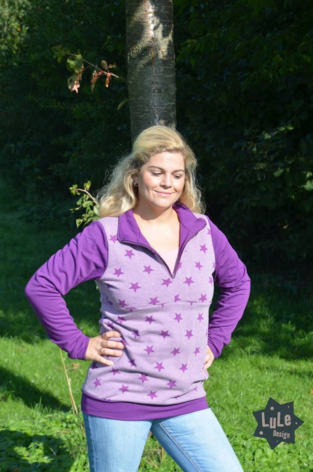Designbeispiel: lillesol women No.12 Fleece-Pulli