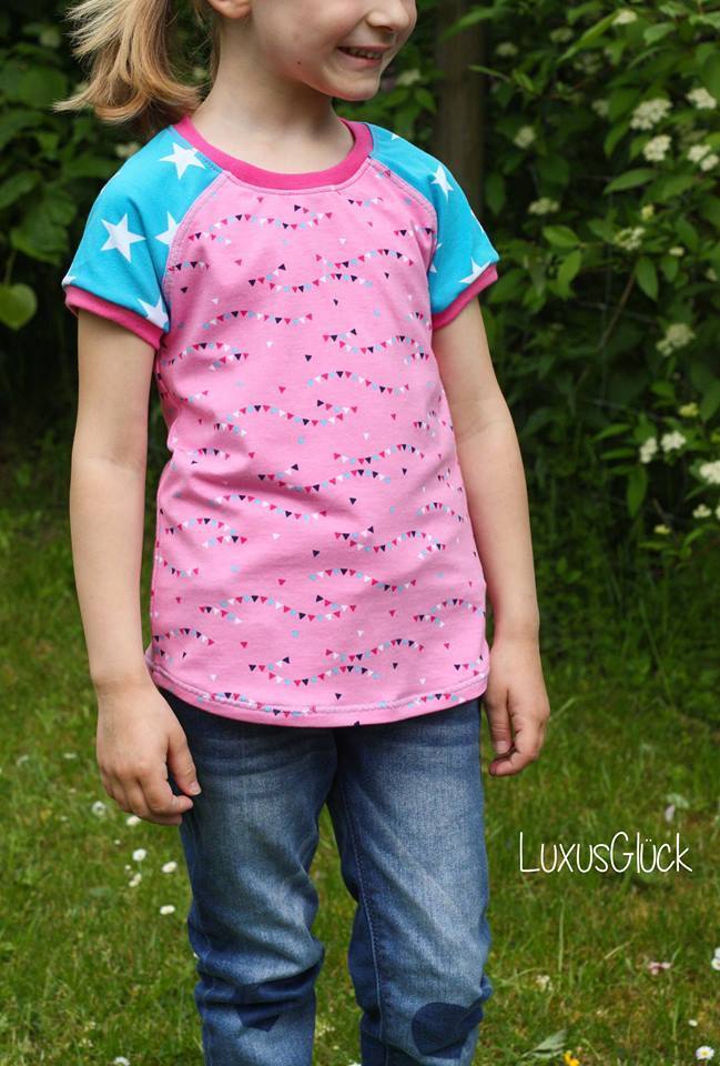 Designbeispiel: lillesol basics No.48 Knotenraglan Shirt & Tunika