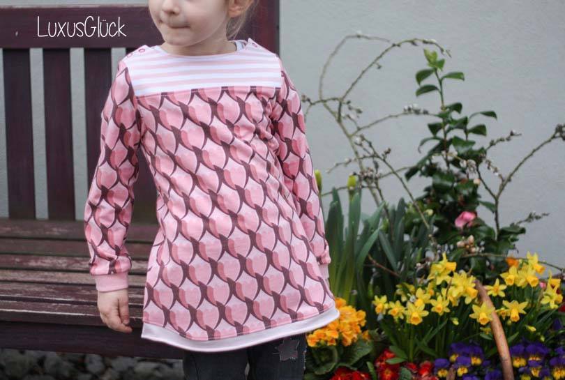 Designbeispiel: lillesol basics No.47 Frühlingskombi Kleid & Shirt