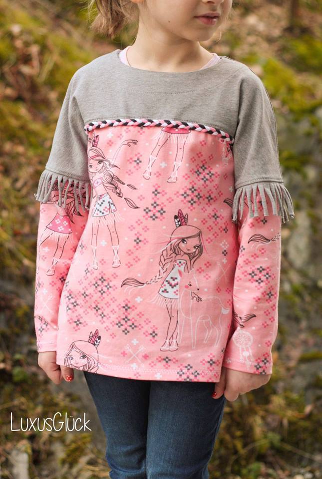 Designbeispiel: lillesol basics No.53 Frühlingsshirt