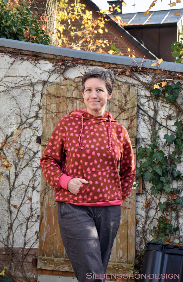 Designbeispiel: lillesol women No100 Hoodie "Fiesta"