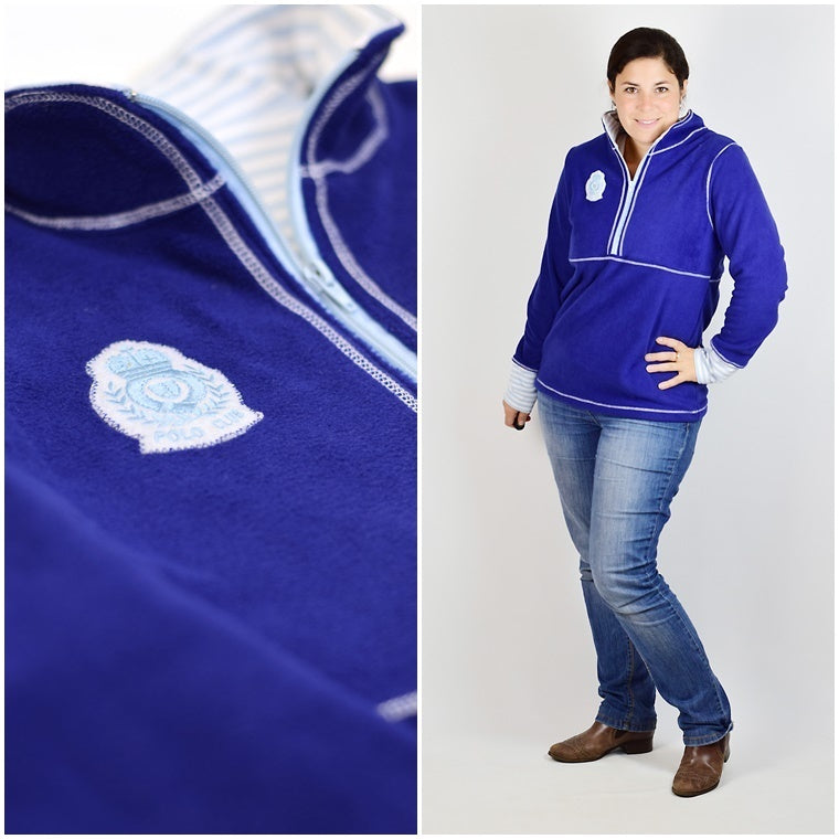 Ebook / Schnittmuster lillesol women No.12 Fleece-Pulli