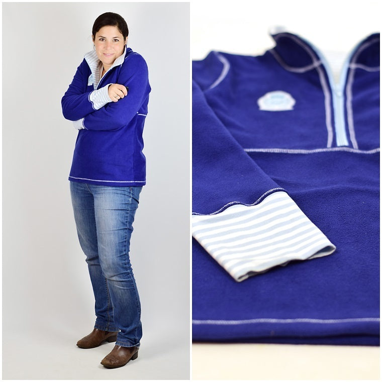 Ebook / Schnittmuster lillesol women No.12 Fleece-Pulli