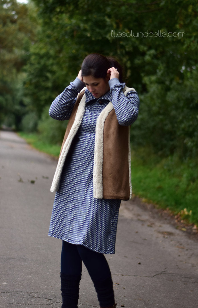 Ebook / Schnittmuster lillesol women No.13 Winterkombi Kleid & Shirt *mit Video-Nähanleitung*