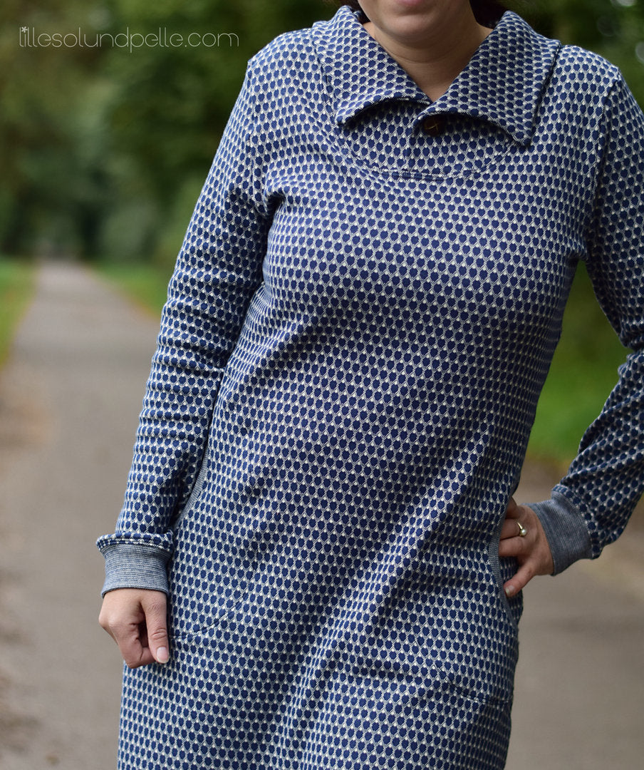 Ebook / Schnittmuster lillesol women No.13 Winterkombi Kleid & Shirt *mit Video-Nähanleitung*