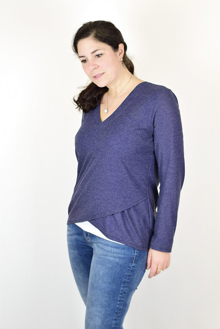 Ebook / Schnittmuster lillesol women No.17 Verano-Bluse *mit Video-Nähanleitung*