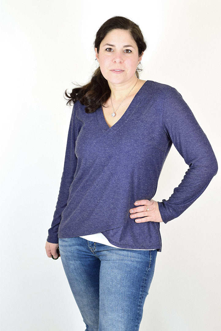 Ebook / Schnittmuster lillesol women No.17 Verano-Bluse *mit Video-Nähanleitung*