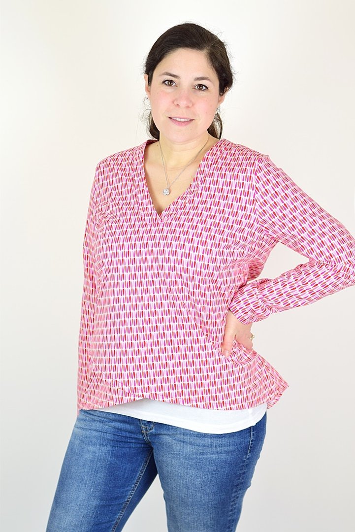 Designbeispiel: lillesol women No.17 Verano-Bluse