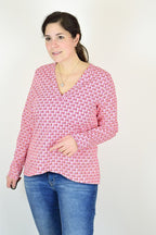 Ebook / Schnittmuster lillesol women No.17 Verano-Bluse *mit Video-Nähanleitung*