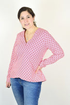 Ebook / Schnittmuster lillesol women No.17 Verano-Bluse *mit Video-Nähanleitung*