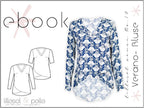 Ebook / Schnittmuster lillesol women No.17 Verano-Bluse *mit Video-Nähanleitung*