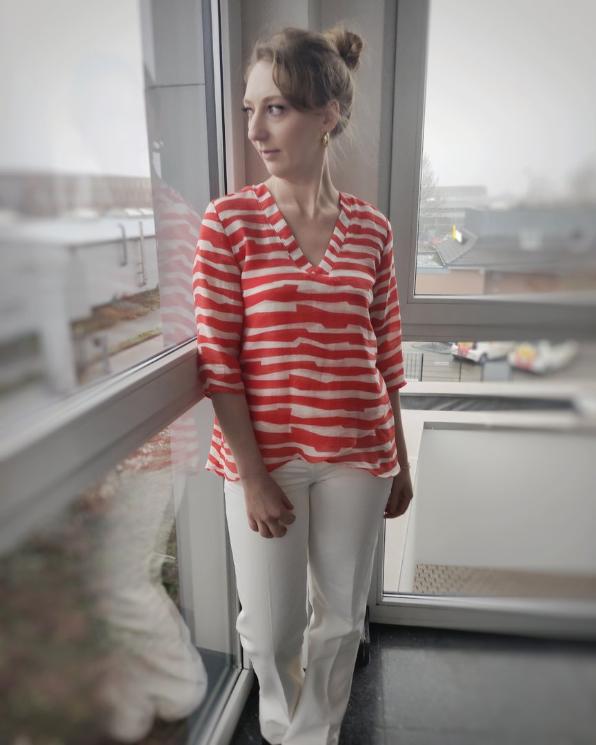 Designbeispiel: lillesol women No.17 Verano-Bluse