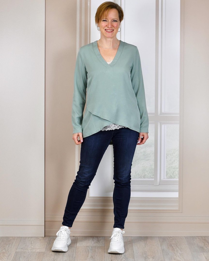 Designbeispiel: lillesol women No.17 Verano-Bluse