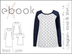 Ebook / Schnittmuster lillesol women No.19 Raglan-Kleid & Shirt * mit Video-Nähanleitung *