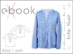 Ebook / Schnittmuster lillesol women No.20 Evita-Bluse *mit Video-Nähanleitung*
