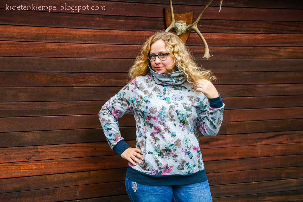 Ebook / Schnittmuster lillesol women No.25 Hoodie * mit Video-Nähanleitung *