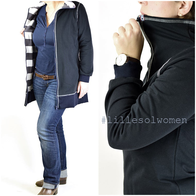 Ebook / Schnittmuster lillesol women No.2 Freizeitjacke