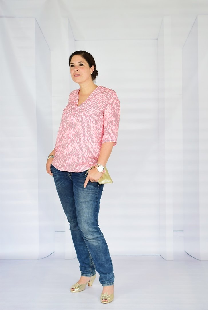 Ebook / Schnittmuster lillesol women No.30 Marisol-Bluse * mit Video-Nähanleitung *