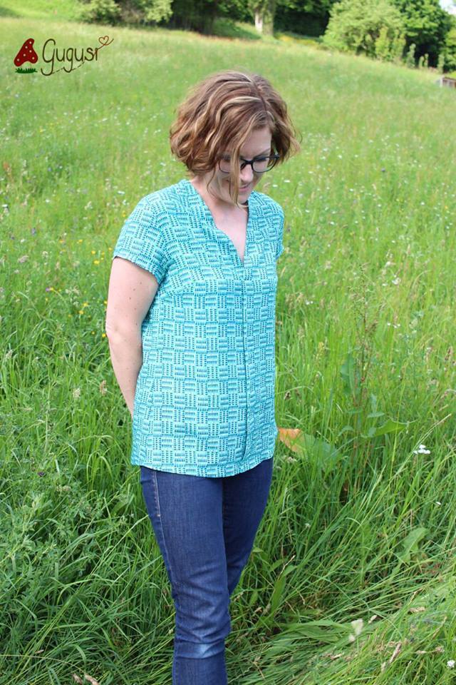 Ebook / Schnittmuster lillesol women No.30 Marisol-Bluse * mit Video-Nähanleitung *