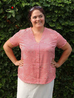 Ebook / Schnittmuster lillesol women No.30 Marisol-Bluse * mit Video-Nähanleitung *