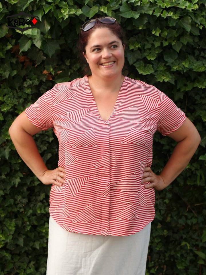 Ebook / Schnittmuster lillesol women No.30 Marisol-Bluse * mit Video-Nähanleitung *