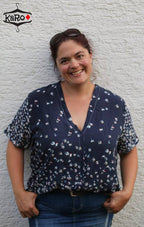 Ebook / Schnittmuster lillesol women No.30 Marisol-Bluse * mit Video-Nähanleitung *