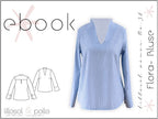 Ebook / Schnittmuster lillesol women No.38 Flora-Bluse *mit Video Nähanleitung*