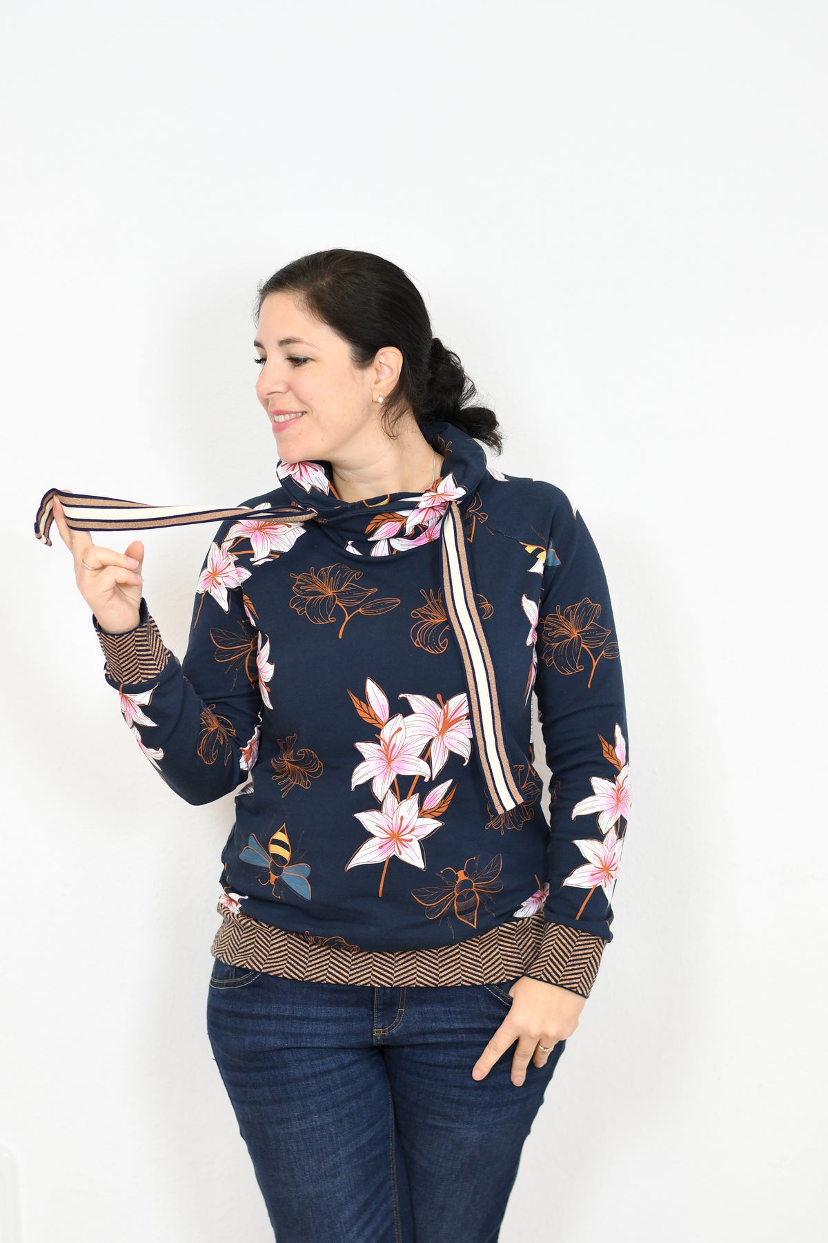 Schnittmuster lillesol women No.39 Raglan-Hoodie *mit Video Nähanleitung*
