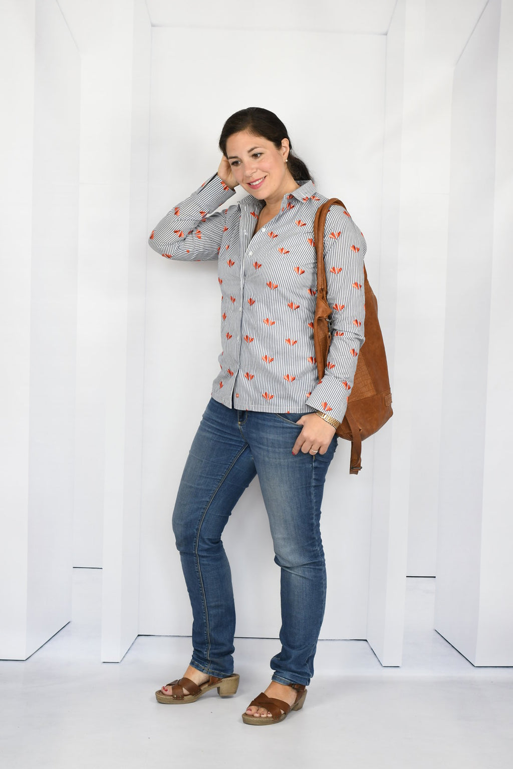 Ebook / Schnittmuster lillesol women No.43 Hemdbluse&Kleid Camisa *mit Video Nähanleitung*