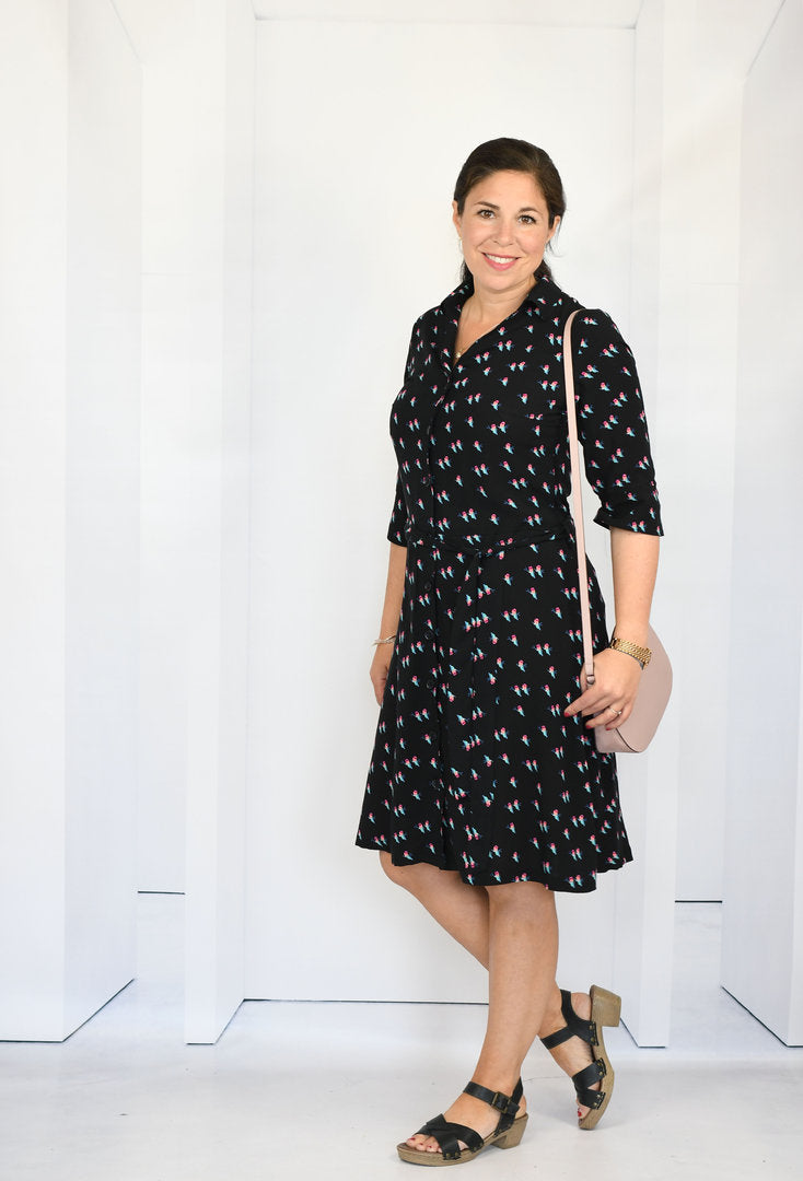 Ebook / Schnittmuster lillesol women No.43 Hemdbluse&Kleid Camisa *mit Video Nähanleitung*