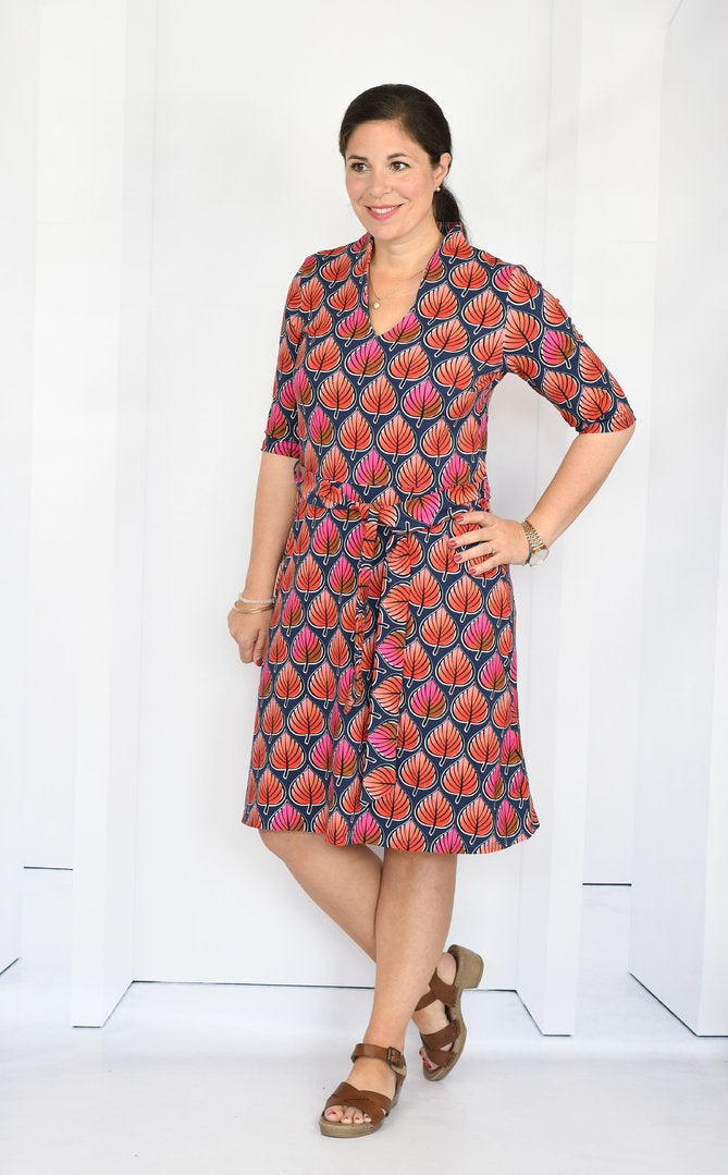 Designbeispiel: lillesol women No.44 Kleid & Shirt Miaflora