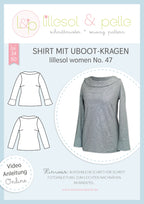 Jersey Streifen - dusty mint