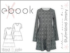 Ebook / Schnittmuster lillesol women No.50 Stufenkleid (Jersey) *mit Video Nähanleitung*