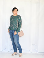Ebook / Schnittmuster lillesol women No.51 Olivia-Bluse *mit Video Nähanleitung*