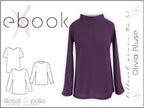 Ebook / Schnittmuster lillesol women No.51 Olivia-Bluse *mit Video Nähanleitung*