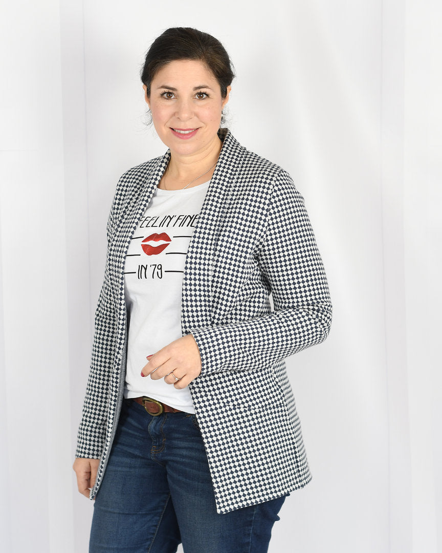 Papierschnittmuster lillesol women No.52 Frühlings-Cardigan *mit Video-Nähanleitung* ✂✂✂