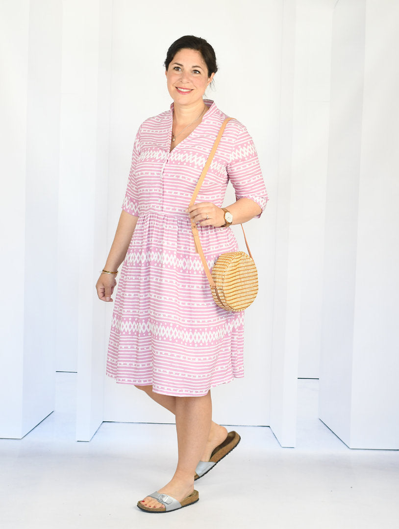 Ebook / Schnittmuster lillesol women No.54 Kleid & Bluse Sombra *mit Video Nähanleitung*