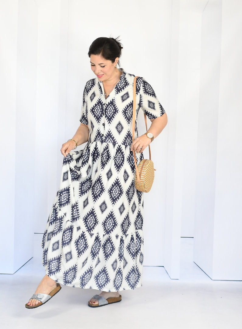 Ebook / Schnittmuster lillesol women No.54 Kleid & Bluse Sombra *mit Video Nähanleitung*