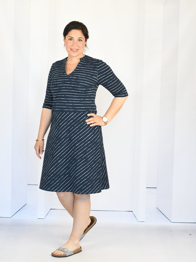 Papierschnittmuster lillesol women No.55 Kleid & Shirt Candela *mit Video-Nähanleitung* ✂✂✂