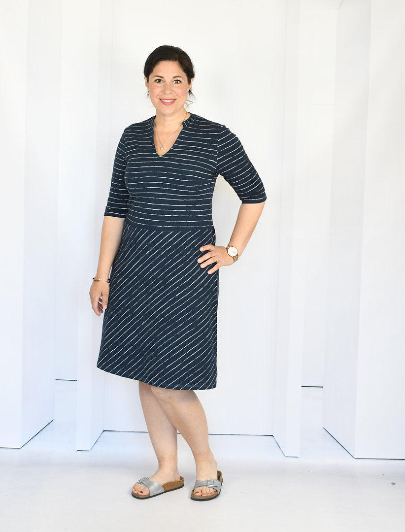 Ebook / Schnittmuster lillesol women No.55 Kleid & Shirt Candela *mit Video Nähanleitung*