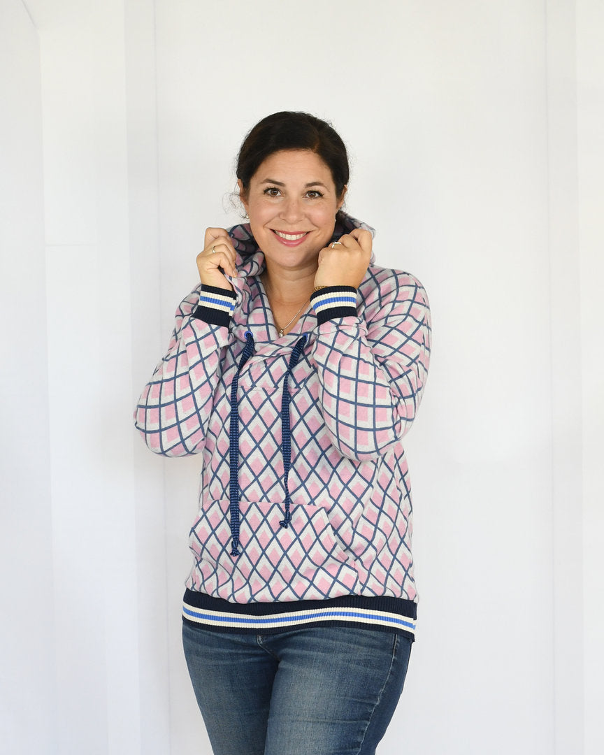 Papierschnittmuster lillesol women No.58 Oversize-Hoodie *mit Video-Nähanleitung* ✂✂✂