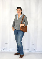 Papierschnittmuster lillesol women No.59 Basic-Strickjacke *mit Video-Nähanleitung* ✂✂✂